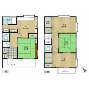 共和4丁目戸建貸家の間取り画像