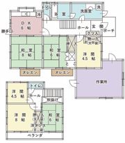西成瀬1丁目貸戸建ての間取り画像