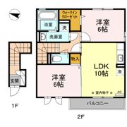 メープルハイツの間取り画像