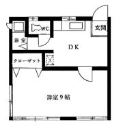 グリーンコーポ町田の間取り画像
