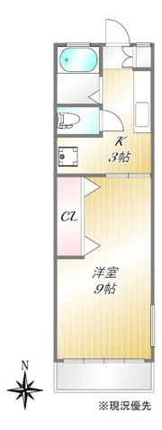 小川スカイハイツの間取り画像