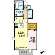 GLADIOLE・ISHII A棟の間取り画像
