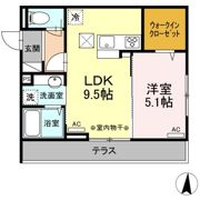 アビタシオン中央林間の間取り画像