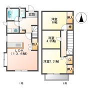 しあわせ野36号棟の間取り画像