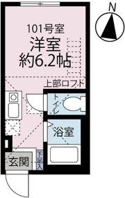 シンセイレジデンス長津田の間取り画像