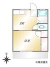 コーポやよいの間取り画像