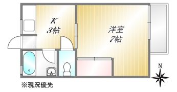 コーポ渋谷の間取り画像