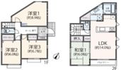 鶴川六丁目戸建の間取り画像