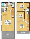 テラスワン Bの間取り画像