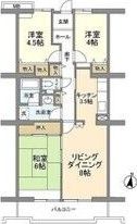 コーポレート中央林間1号棟の間取り画像