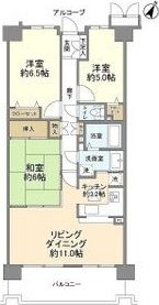 コトー中央林間の間取り画像