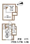 ハーミットクラブハウス長津田A棟の間取り画像