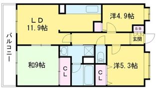 クラーロエスパシオの間取り画像