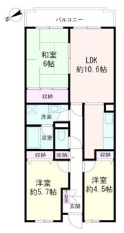 フルールアンサンクの間取り画像