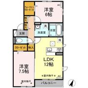 ラフィーネ Aの間取り画像