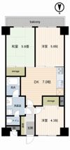 ライオンズマンション長津田第5の間取り画像