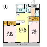 グラシューズの間取り画像