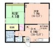 桂ハイムの間取り画像