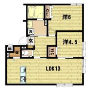 ヘーベルフラット大和の間取り画像