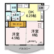 カーサ松が枝の間取り画像