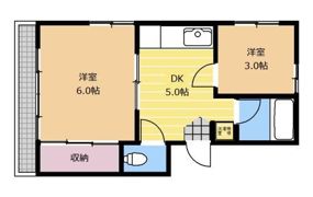 ハイム中町の間取り画像