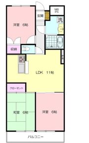 グリーンヒル藤が丘Gの間取り画像
