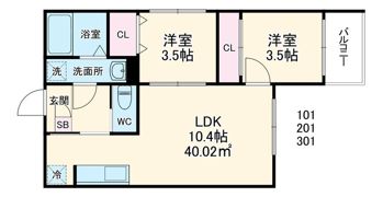 Revive古淵の間取り画像