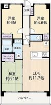 ウィンベルコーラス古淵の間取り画像