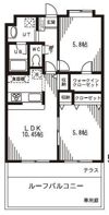 ウエストヒルズの間取り画像
