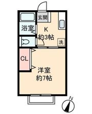 シティハイム オオヌキの間取り画像