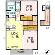 ターナ木曽西 B棟の間取り画像