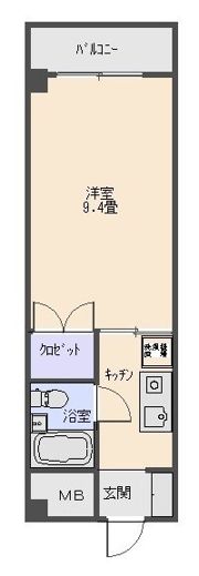 101セントラルビルの間取り画像