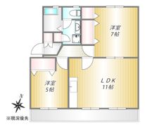 町田コープタウン14号棟 （2029年12月末までの定期借家の間取り画像