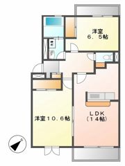ここち野1号棟の間取り画像