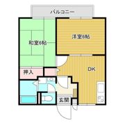 ドエル福神の間取り画像