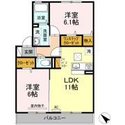 アンソレイエの間取り画像