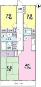 エスポワール松風台III番館の間取り画像