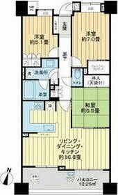ライオンズ青葉さつきが丘の間取り画像