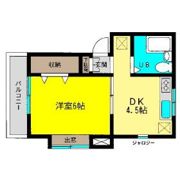 シャトレ東林間の間取り画像
