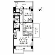 エクセレントスクエア相模大野の間取り画像