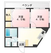 スリーゼビルの間取り画像