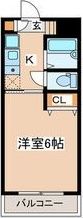 グレイスメゾン東林間の間取り画像