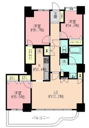 サウスフロントタワー町田の間取り画像