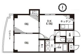 鴨志田第二ビルの間取り画像