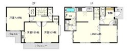 しらとり台戸建ての間取り画像