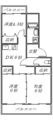 田園レジデンスの間取り画像