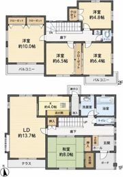 町田市金井戸建の間取り画像