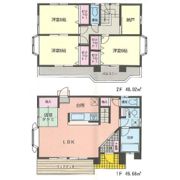 東林間貸家の間取り画像