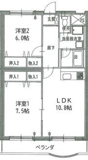 ベアーつきみ野の間取り画像