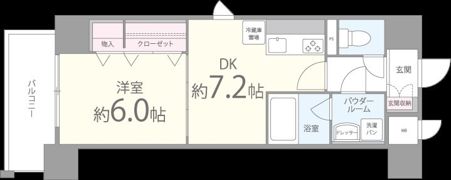 ブラウ上町台の間取り画像